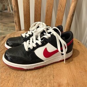 Nike Dunks Kids Sneakers Black Red White
